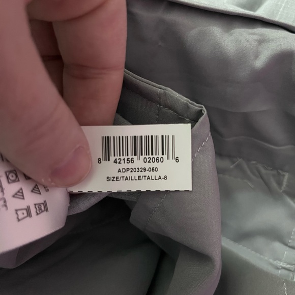 BCBGMaxAzria Light Gray Pinstripe Trousers - Picture 5 of 7